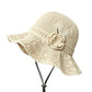 🧶 50% RABATT NU! 👒 Kvinnors Virkad Bucket Hat – Blomsterdetalj, Bredbrättad & Bomull – Andningsbar Sommarstil 🌸