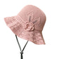 🧶 50% RABATT NU! 👒 Kvinnors Virkad Bucket Hat – Blomsterdetalj, Bredbrättad & Bomull – Andningsbar Sommarstil 🌸