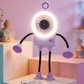 🤖 50% RABATT NU! 💨 Flexibel Robot Skrivbordsfläkt med LED-ljus – Böjbara Lemmar, Digital Display & Type-C Laddning – Söt Kylningskompis 🔋