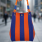 👜 50% RABATT NU! 🧶 Randig Stickad Hinkväska – Chic Rep Handtag & Snap Låsning – Rymlig & Lättviktig – Perfekt Semester Tillbehör 🏖️