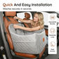 🐶 50% RABATT NU!🚗 Vadderad Hund Booster Bil Sits – Förhöjd Vy & Säkerhetsremmar – Mjuk Resesäng för Hundar – Bilinteriör Skydd 🛡️