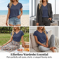 👚 50% RABATT NU! ✨ Avslappnad V-ringad T-shirt – Mjuk & Andningsbar – Perfekt Basplagg för Sommaren ☀️