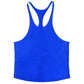 💪 50% RABATT NU! 🏋️ Herr Stringer Tank Top – Racerback, Andningsbar Bomullsblandning & Böjd Fåll – Visa Upp Dina Gains 🔥