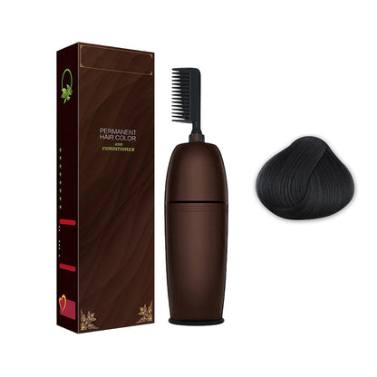🌿 50% RABATT NU! 💆‍♀️ Växtbaserat Hårfärgmedel – Täcker Grått Hår Helt – Levande Färger & Skonsamt för Håret 🌸