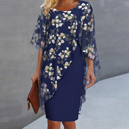 👗 50% RABATT NU!🌸 Elegant Blommigt 2-Delars Set – Blus & Klänning – Chic Boho Sommaroutfit ✨