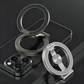 📱 50% RABATT NU!🧲 Hopfällbart Magnetiskt Ringfäste för Mobil – Stark N52 Magnet & 360° Rotation – Ultratunt Mobilgrepp & Stativ 🚗