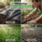 🌱 50 % RABATT NU! 🔨 Trädgårdshäftstift i galvaniserat stål – komplett kit med märlor, brickor & borttagningsverktyg 🛡️