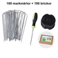 🌱 50 % RABATT NU! 🔨 Trädgårdshäftstift i galvaniserat stål – komplett kit med märlor, brickor & borttagningsverktyg 🛡️