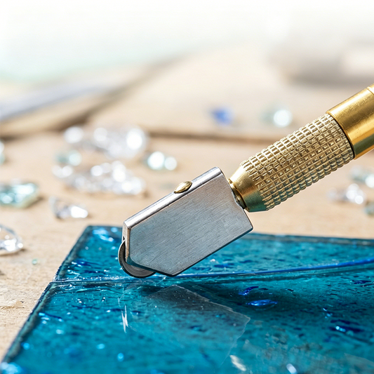 ✂️ 50% RABATT NU!💎 Professionell Pennformad Glasskärare – Hårdlegering & Ergonomisk – Skär Glas & Kakel 🛠️