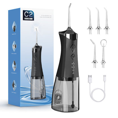 🦷 50% RABATT NU! 💧 Sladdlös Munsköljare för Tandvård – Professionell Vattenflossare – 3 Lägen & 360° Roterbart Munstycke – Perfekt för Daglig Tandrengöring ✨