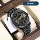 ⌚ 50% RABATT NU!✨ Herr Business Armbandsur – Kvarts & Rostfritt Stål – Tidlös Elegans 🥂