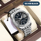 ⌚ 50% RABATT NU!✨ Herr Business Armbandsur – Kvarts & Rostfritt Stål – Tidlös Elegans 🥂