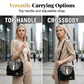 👜 50% RABATT NU!✨ Glansig Damhandväska med Krokodilmönster – Strukturerad & Elegant – Lyxig Mode Essential 🥂
