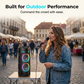 🔊 50% RABATT NU! 🎤 Bärbar Bluetooth-högtalare med Mikrofon – Kraftfullt Ljud & RGB-ljus – Perfekt för Fest & Karaoke 🎶