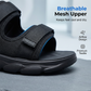 🏃 50% RABATT NU! ☀️ Herrs Sandaler med Justerbara Dubbla Remmar – Andningsbart Nät & Skön Dämpning – Perfekt för Utomhus & Vardag – Säkert Grepp 🌊