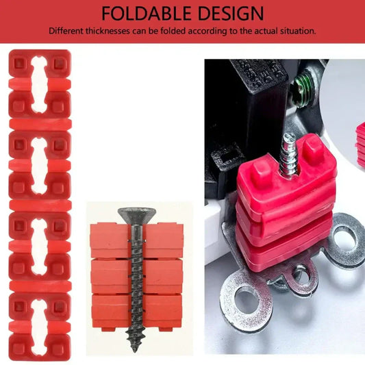 🔧 50% RABATT NU!🧱 Distansbrickor för Eluttag – Justerbara, Säkra & Icke-ledande – Gör-det-själv El Essential 🛡️