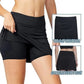 🩳 50% RABATT NU! 🏃‍♀️ Anti-skav Active Skort – Andningsbart Nät, Svettfritt & Sidofickor – Ultramjuk, Sömlös & Mångsidig 🧘‍♀️