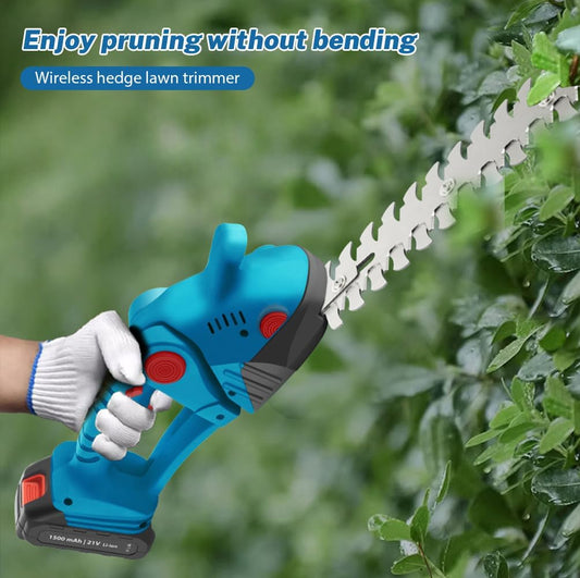 ✂️ 50% RABATT NU! 🌿 Sladdlös Handhållen Häcksax – Litium, 2-i-1 & Lättvikt – Beskärning & Gräsklippning, Enhansmanöver ✨