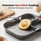 🍳 50 % RABATT NU! 🔥 Non-stick breakfast skillet – 3-i-1 design, titanbeläggning & alla spisar – perfekt för ägg, kött och pannkakor 🥞