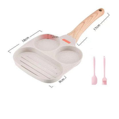 🍳 50 % RABATT NU! 🔥 Non-stick breakfast skillet – 3-i-1 design, titanbeläggning & alla spisar – perfekt för ägg, kött och pannkakor 🥞