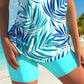 🏖️ 50% RABATT NU! 👙 Kvinnors Atletisk Tvådelad Baddräkt – Blygsam Linne + Boyshorts, Korslagd Urringning & Stretchigt Tyg – Simning eller Beachvolley ✨
