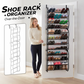 👟 50% RABATT NU! 🚪 Dörrhängande Skoförvaring – Inga Verktyg – Maximerar Utrymmet – Perfekt för Lägenheter & Små Hallar 🏠