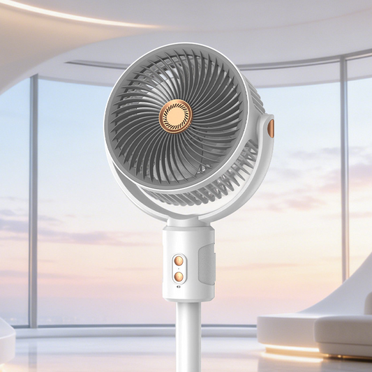 🌀 50% RABATT NU! 🔋 Utdragbar och Sladdlös Fläkt med Fjärrkontroll – 38cm till 85cm Justerbar Höjd, Tyst DC-motor & Bred Oscillering – Perfekt För Skrivbord eller Golv 💨