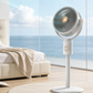🌀 50% RABATT NU! 🔋 Utdragbar och Sladdlös Fläkt med Fjärrkontroll – 38cm till 85cm Justerbar Höjd, Tyst DC-motor & Bred Oscillering – Perfekt För Skrivbord eller Golv 💨