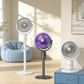🌀 50% RABATT NU! 🔋 Utdragbar och Sladdlös Fläkt med Fjärrkontroll – 38cm till 85cm Justerbar Höjd, Tyst DC-motor & Bred Oscillering – Perfekt För Skrivbord eller Golv 💨
