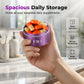 💊 50% RABATT NU!🔒 7 Dagars Stapelbar Metall Pillerdosa – Rese redo & Rymlig – Daglig Essential ✈️