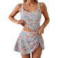 👙 50% RABATT NU! 🌊 Baddräktsset med Linne & Knytkjol i Sidan – Tvådelad Tankini – Perfekt för Strand & Pool – Justerbar & Smickrande ☀️