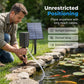 🌞 50% RABATT NU! 💧 Solcellsdriven Pondluftare med Luftpump – Solcellsdriven, Enkel Installation – Främjar Frisk Fisk & Klart Vatten 🐟