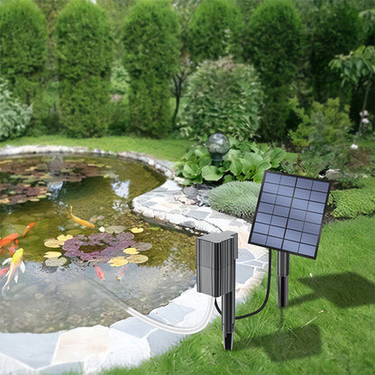 🌞 50% RABATT NU! 💧 Solcellsdriven Pondluftare med Luftpump – Solcellsdriven, Enkel Installation – Främjar Frisk Fisk & Klart Vatten 🐟