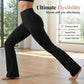 🧘‍♀️ 50 % RABATT! ✨ Damernas stretchiga bootcut-yogabyxor – smickrande, ultraflexibla, med fickor