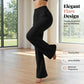 🧘‍♀️ 50 % RABATT! ✨ Damernas stretchiga bootcut-yogabyxor – smickrande, ultraflexibla, med fickor
