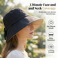 👒 50% RABATT NU! 🎀 Kvinnors Bågknut Bredbrätte Solhatt – Hopfällbar, Andningsbar & 360° Skydd – Kompakt Reskamrat ☀️