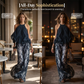 👗 50% RABATT NU! 🌴 Elegant Halterneck Tvådelat Set med Vida Ben i Chiffong – Lätt & Andningsbart – Perfekt för Semestern ✨
