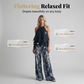 👗 50% RABATT NU! 🌴 Elegant Halterneck Tvådelat Set med Vida Ben i Chiffong – Lätt & Andningsbart – Perfekt för Semestern ✨