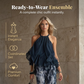 👗 50% RABATT NU! 🌴 Elegant Halterneck Tvådelat Set med Vida Ben i Chiffong – Lätt & Andningsbart – Perfekt för Semestern ✨