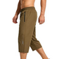 👖 50% RABATT NU! 🏃 Herr 3/4 Joggingbyxor – Snabbtorkande, Lätta & Elastisk Midja – Dragkedjefickor, Perfekt för Sport, Resor eller Varma Dagar ☀️