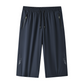 👖 50% RABATT NU! 🏃 Herr 3/4 Joggingbyxor – Snabbtorkande, Lätta & Elastisk Midja – Dragkedjefickor, Perfekt för Sport, Resor eller Varma Dagar ☀️
