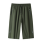 👖 50% RABATT NU! 🏃 Herr 3/4 Joggingbyxor – Snabbtorkande, Lätta & Elastisk Midja – Dragkedjefickor, Perfekt för Sport, Resor eller Varma Dagar ☀️