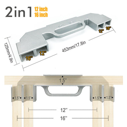 📐 50 % RABATT NU! 🔧 Verktyg för layout av ramställ i aluminiumlegering – 90° exakta vinklar & rostbeständigt – perfekt för rambyggnad 🏗️