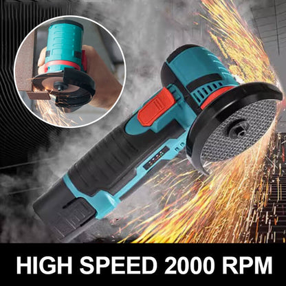 🔧 50% RABATT NU! ⚡ Mini Børsteløs Vinkelsliper – Kompakt & Kraftfull, Justerbar Hastighet & Trådløs – Perfekt for Tre, Metall eller Små Renoveringsjobber Hjemme 🛠️