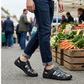 👞 50% RABATT NU! 🏖️ Herrarnas Stängda Tå-Sandaler – Ventilerande Hålformad Design & Dämpad Komfort 👟