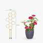 🌿 50% RABATT NU! 🐝 Bikakeformat Växtspaljé – Rostskyddad, Stapelbar & Enkel Installation – Perfekt För Inomhusklättrande Lianer 🏡