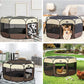 🐾 50% RABATT NU! 🏕️ Sommarbar Portable Hage – Lättvikt, Hopfällbar & Säker – Perfekt För Camping, Strand & Inomhushållning 🐶