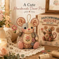 🧵 50% RABATT NU! 🐭 Vintage Lapptäcksmus DIY-kit – Allt Ingår, Steg-för-steg-guide & Charmig 3D-design – Avkopplande Hantverk & Perfekt Present 🎁