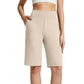 🩳 50% RABATT NU! 🚶‍♀️ Kvinnors Stretch Promenadshorts – 4-vägs Stretch, Hög Midja & Knälängd – Andningsbara, Djupa Fickor & Skavfri 🌸