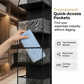 🚪 50 % RABATT NU! 📦 Platsbesparande dörrorganisatör – vertikal förvaring, transparenta fönster & stabil PP-stöd – perfekt för badrum, kök och hall 🏠